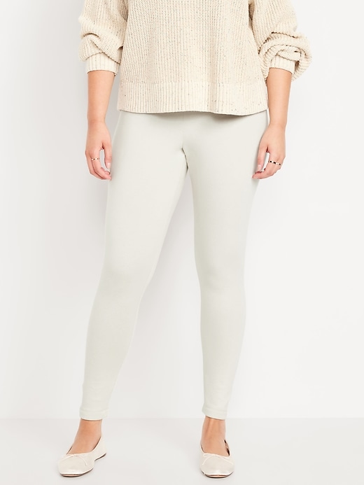 Image number 5 showing, High-Waisted Fleece-Lined Leggings