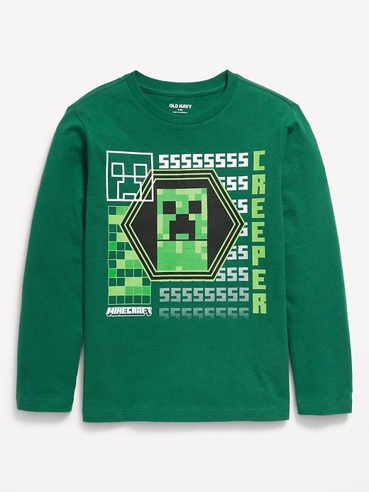 View large product image 1 of 2. Minecraft™ Gender-Neutral Graphic T-Shirt for Kids