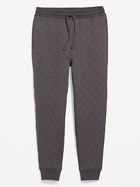 View large product image 4 of 4. Loose Quilted Fleece Joggers