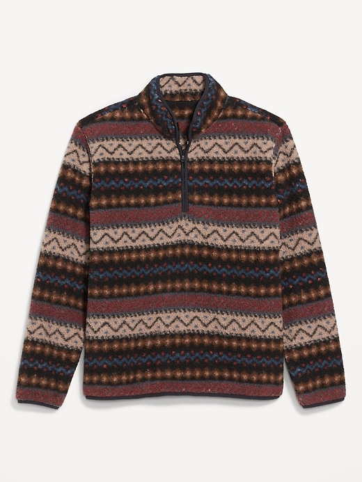 Image number 7 showing, Sherpa Fair Isle Quarter Zip