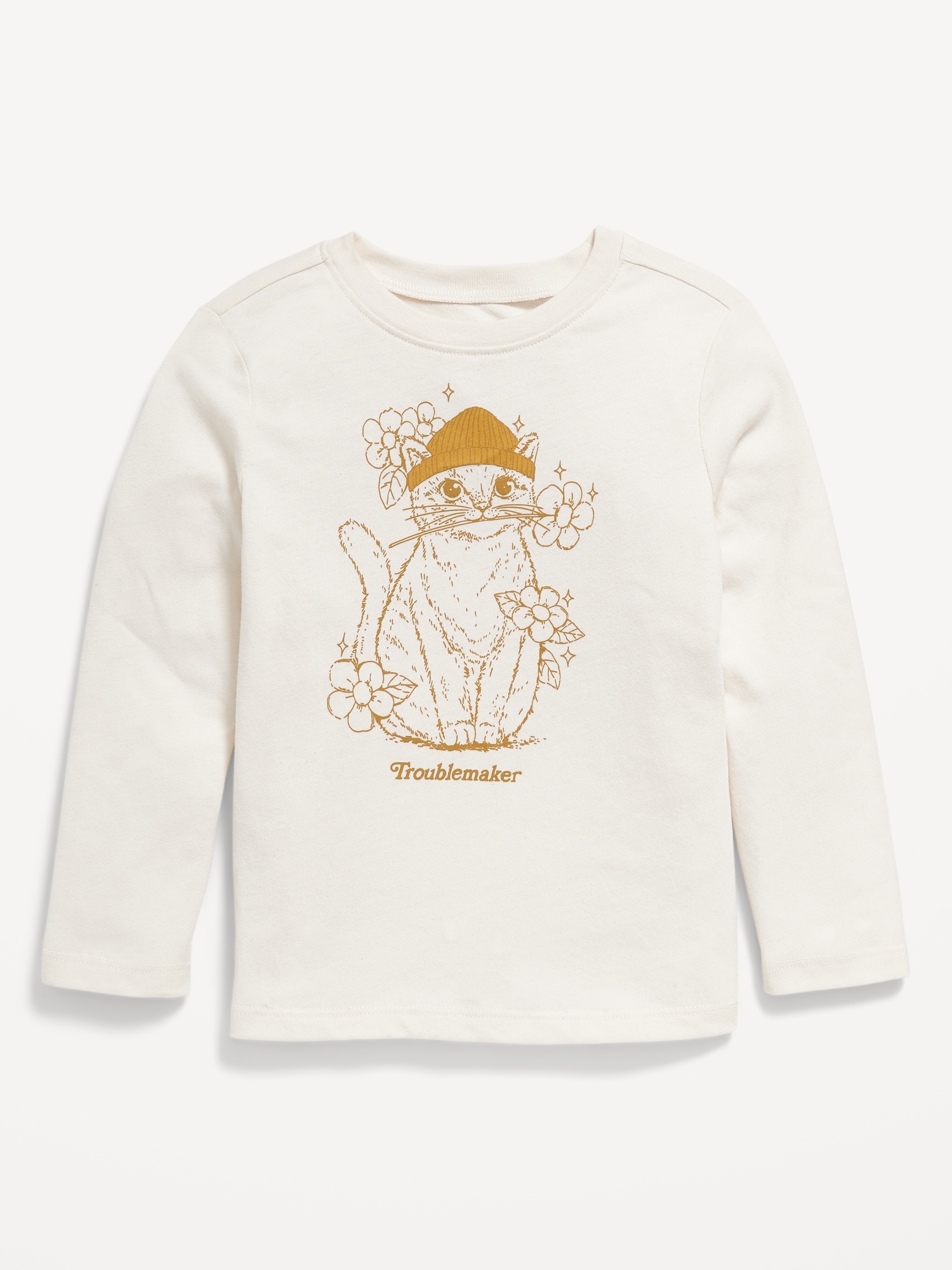 Long-Sleeve Graphic T-Shirt for Toddler Girls