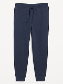 View large product image 4 of 4. Loose Quilted Fleece Joggers