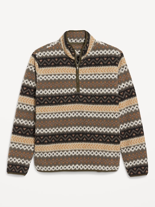 Image number 4 showing, Sherpa Fair Isle Quarter Zip