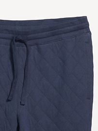 View large product image 3 of 4. Loose Quilted Fleece Joggers