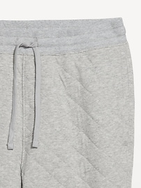 View large product image 3 of 4. Loose Quilted Fleece Joggers