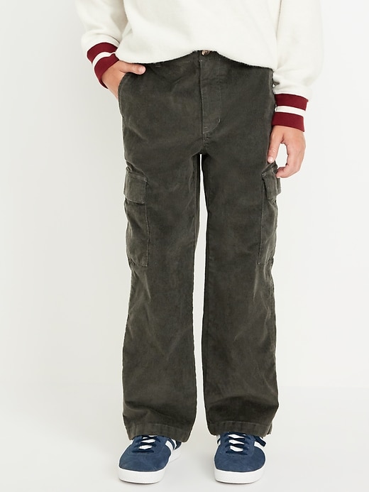 View large product image 1 of 4. Baggy Corduroy Cargo Pants for Boys