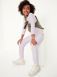 View large product image 3 of 4. High-Waisted CloudMotion Joggers for Girls