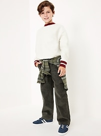 View large product image 3 of 4. Baggy Corduroy Cargo Pants for Boys