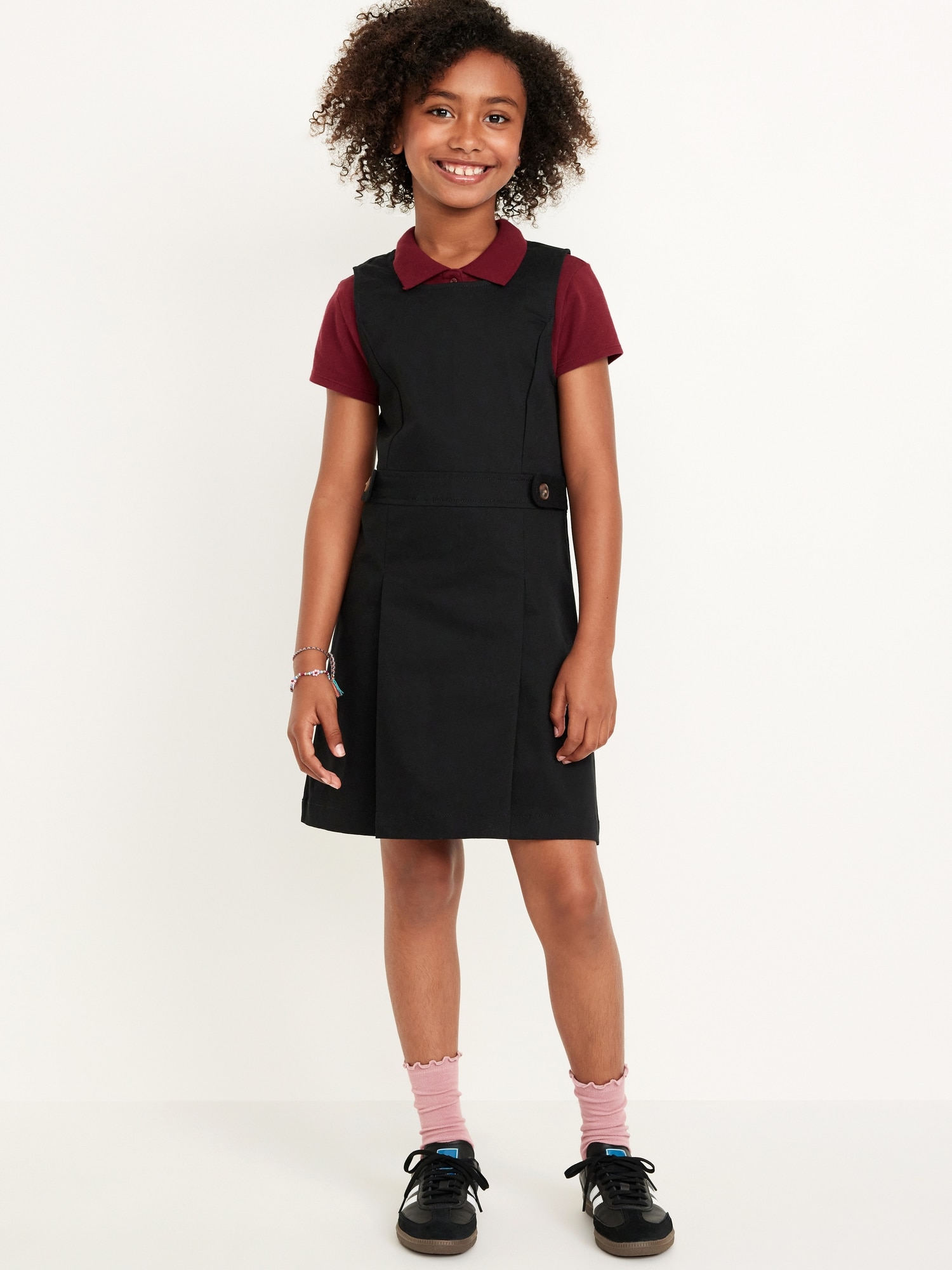 Sleeveless School Uniform Dress for Girls Old Navy