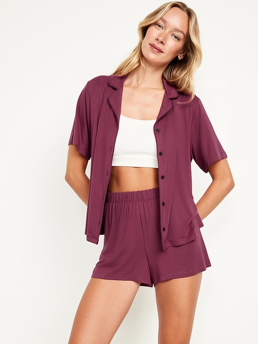 Image number 3 showing, Knit Jersey Pajama Short