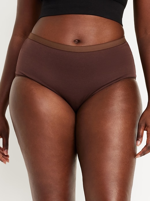 Image number 5 showing, High-Waisted Everyday Brief Cotton Underwear