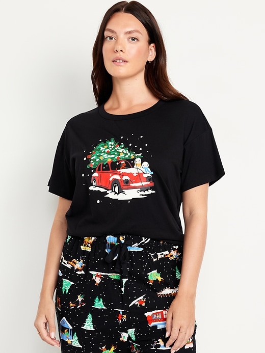 Image number 5 showing, Matching Holiday-Graphic T-Shirt