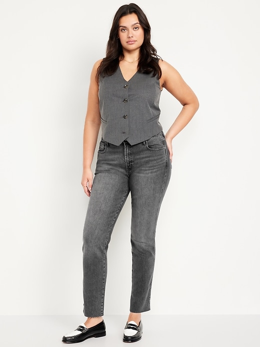 Image number 5 showing, High-Waisted Vintage Slim Jeans