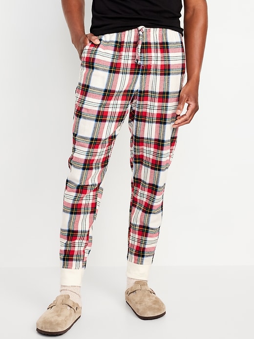 Image number 1 showing, Flannel Pajama Joggers for Men