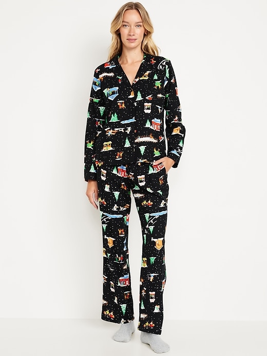 Image number 1 showing, Flannel Pajama Set