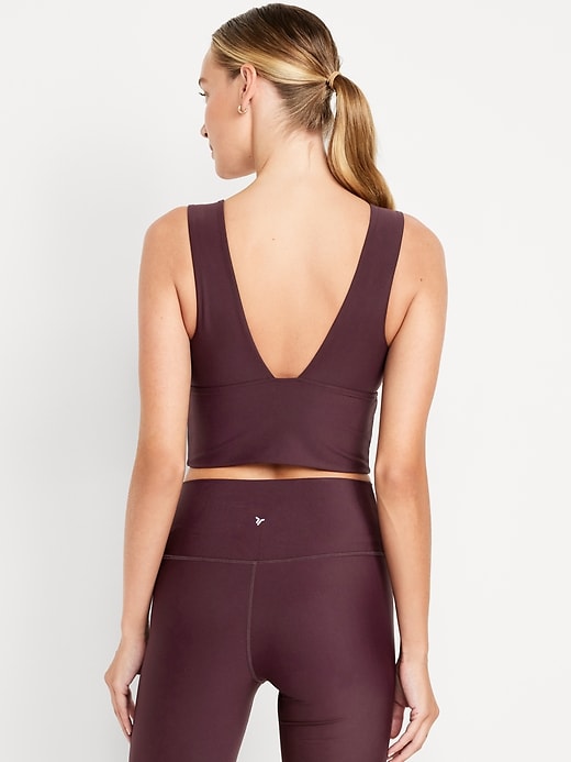 Image number 2 showing, Light Support PowerSoft Twist Longline Sports Bra