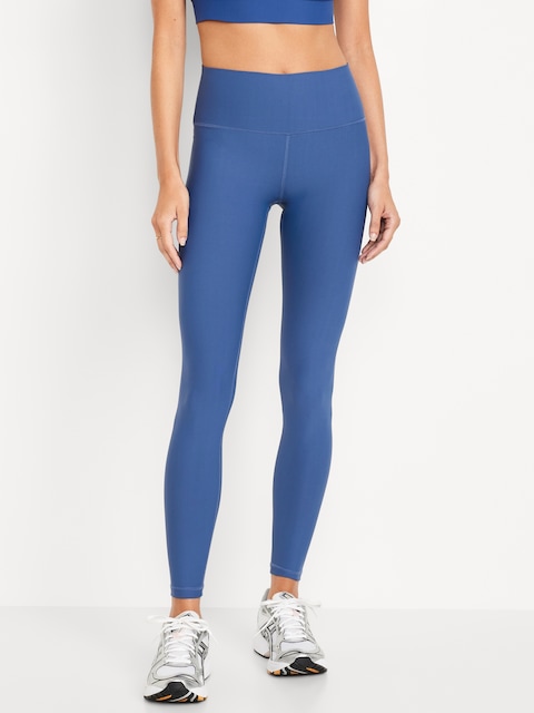 High-Waisted PowerSoft Full-Length Leggings - Mariana Trench