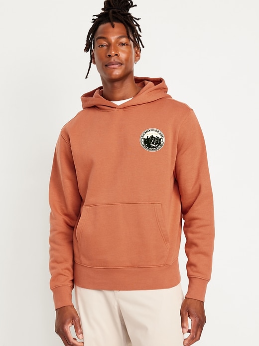 Oversized Essential Graphic Hoodie Old Navy