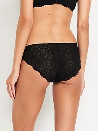 Image number 2 showing, Mid-Rise Lace Bikini Underwear