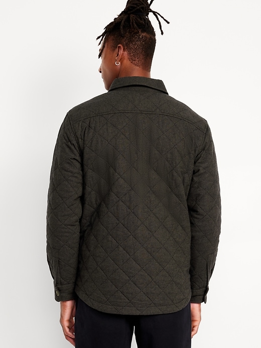 Image number 2 showing, Quilted Button-Down Shacket