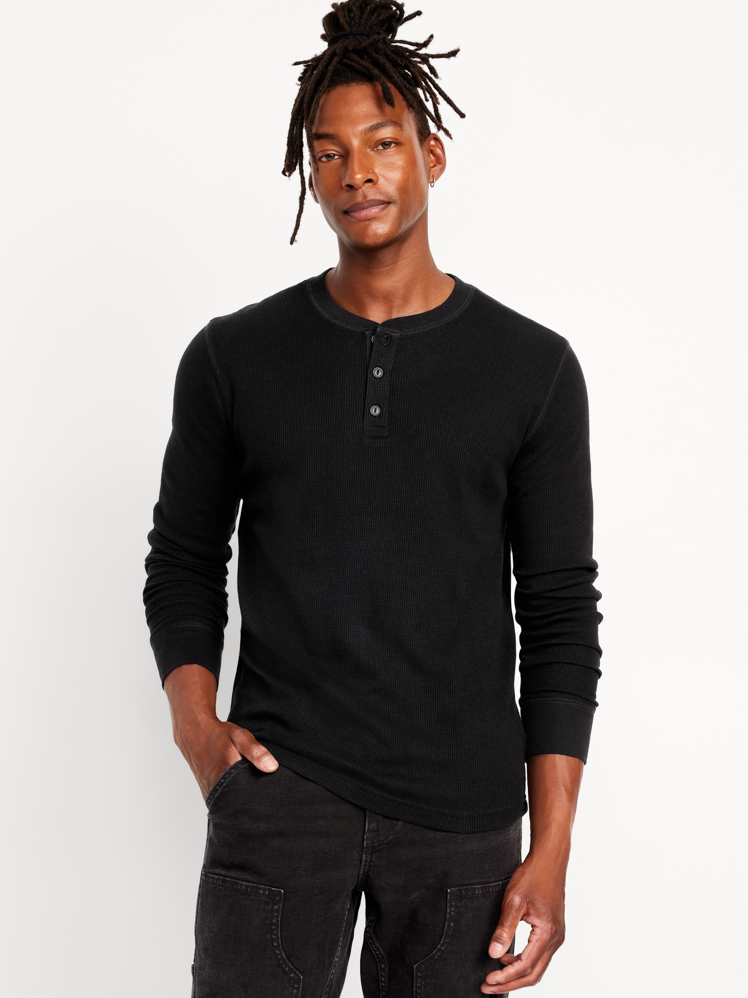 Waffle Henley T-hirt