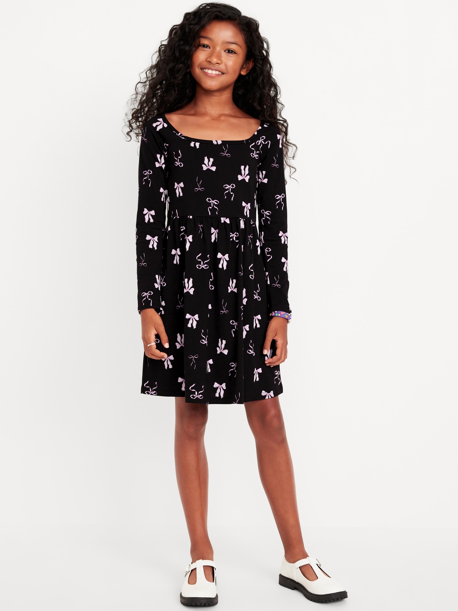 Girls Floral Swing Dress Old Navy