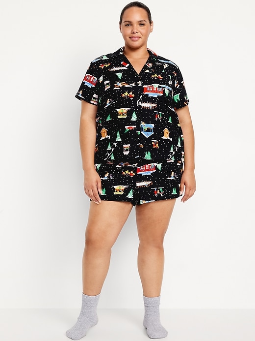 Image number 7 showing, Flannel Pajama Short Set