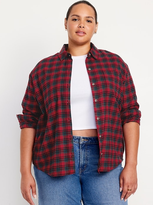 Image number 7 showing, Button-Down Flannel Tunic