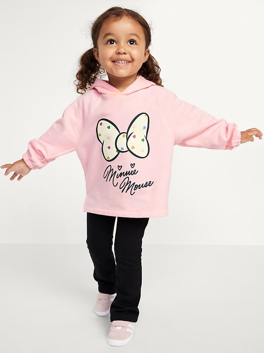 View large product image 1 of 4. Disney© Fleece Hoodie and Flare Leggings Set for Toddler Girls