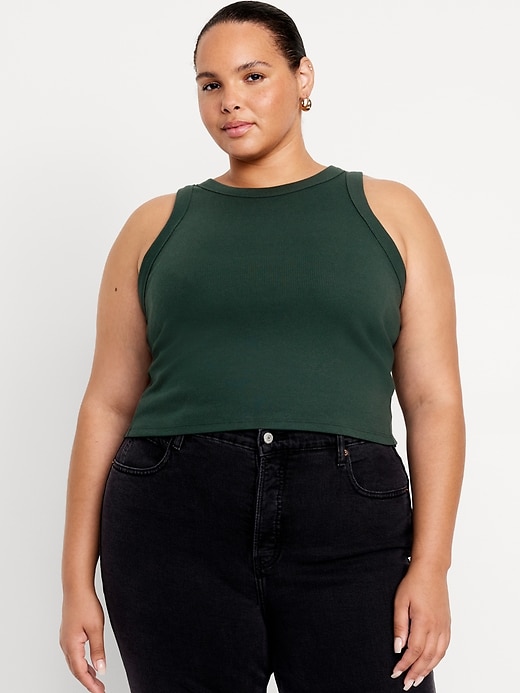 Image number 7 showing, Snug Crop Tank Top