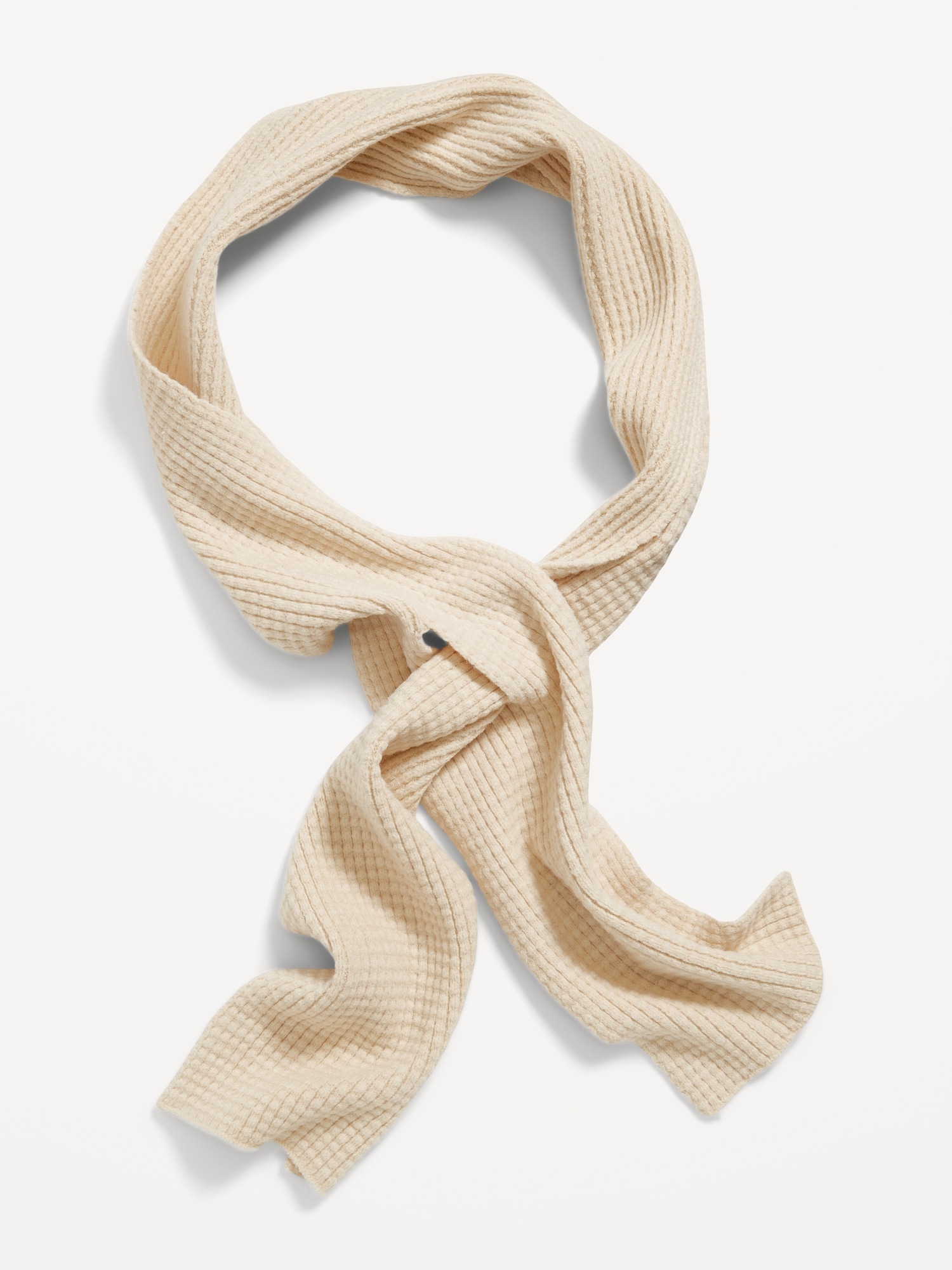 Gender-Neutral Thermal-Knit Scarf for Kids