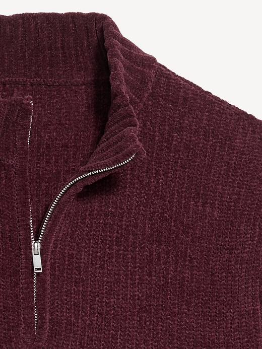 Image number 5 showing, Chenille Quarter Zip