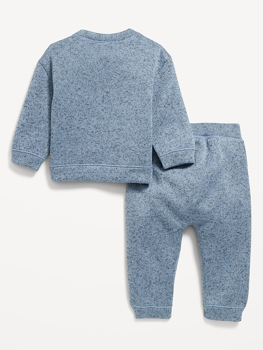 View large product image 2 of 3. Long-Sleeve Sweater-Fleece Sweater and Pants Set for Baby