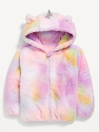 View large product image 4 of 4. Critter Hooded Jacket for Toddler Girls