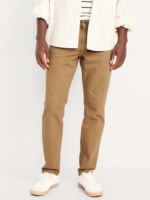 Athletic Taper Built-In Flex Five-Pocket Pants - Dark Khaki