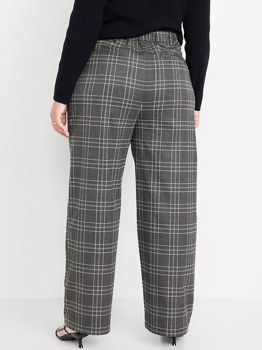 Image number 7 showing, Extra High-Waisted Taylor Wide-Leg Trouser Pants