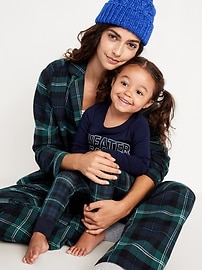 View large product image 4 of 4. Gender-Neutral Graphic Snug-Fit Pajama Set for Kids