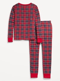 View large product image 3 of 4. Gender-Neutral Graphic Snug-Fit Pajama Set for Kids