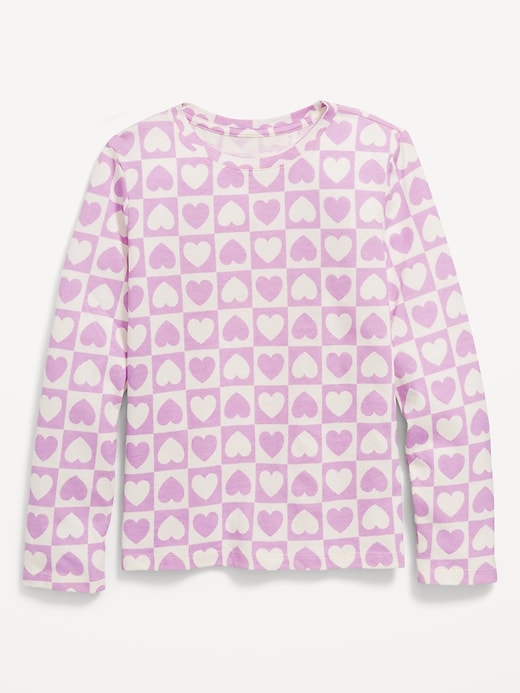 View large product image 1 of 2. Printed Softest Long-Sleeve T-Shirt for Girls