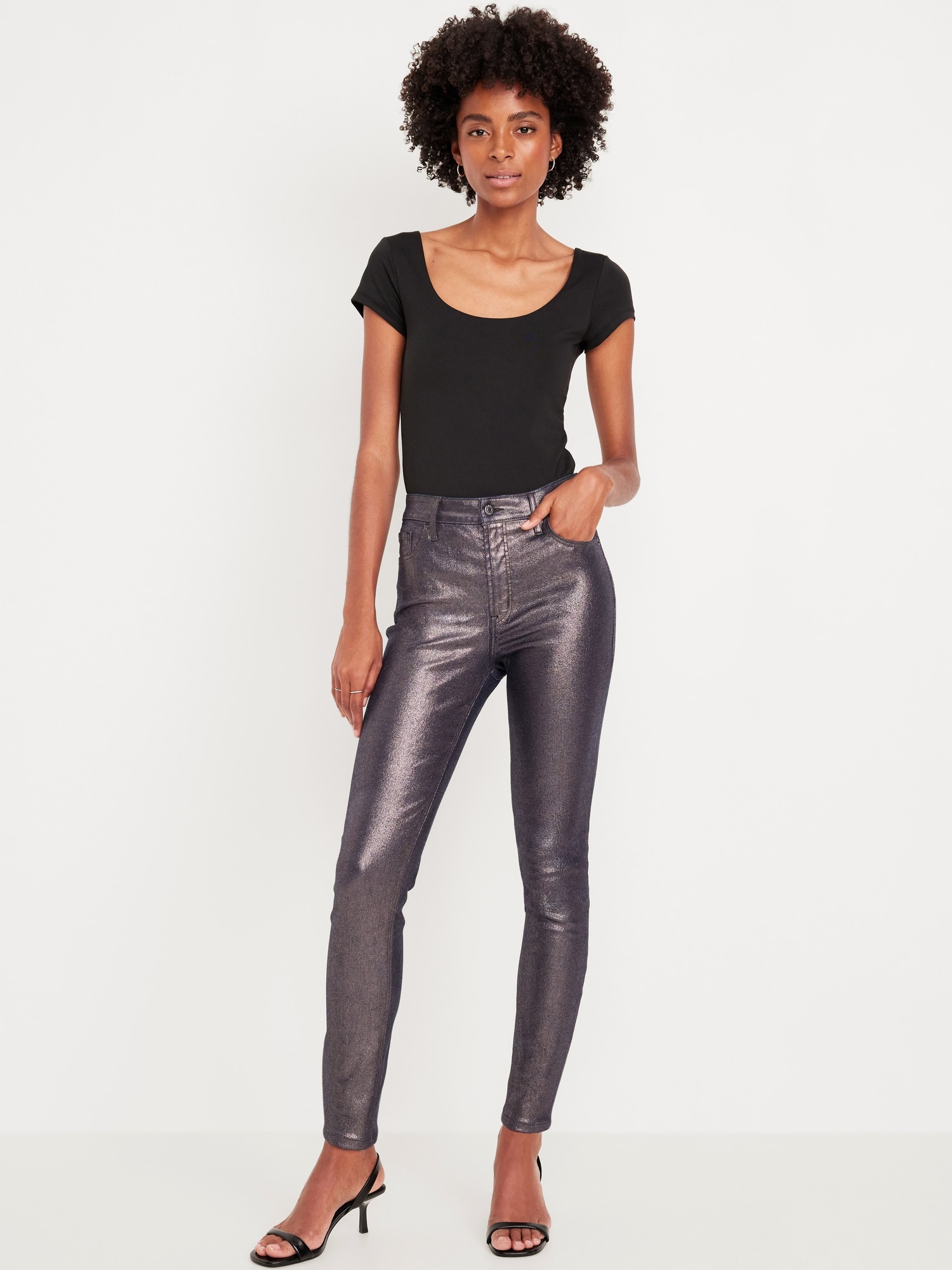 High-Waisted Rockstar Super-Skinny Jeans