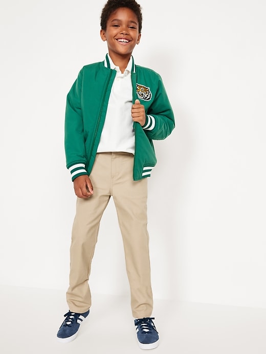 Image number 3 showing, Slim School Uniform Chino Pants for Boys