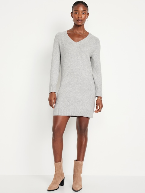 SoSoft Mini Sweater Dress - Gray
