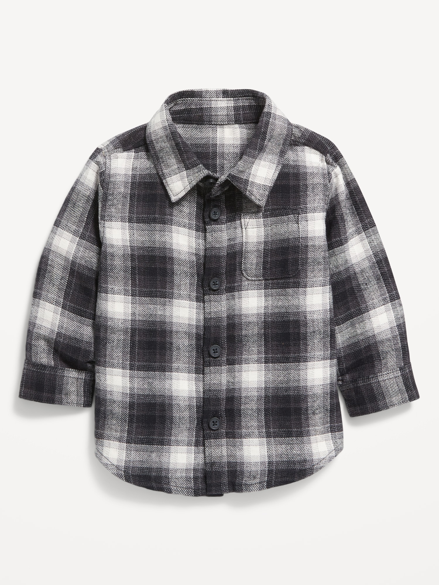 Soft-Brushed Flannel Pocket Shirt for Baby