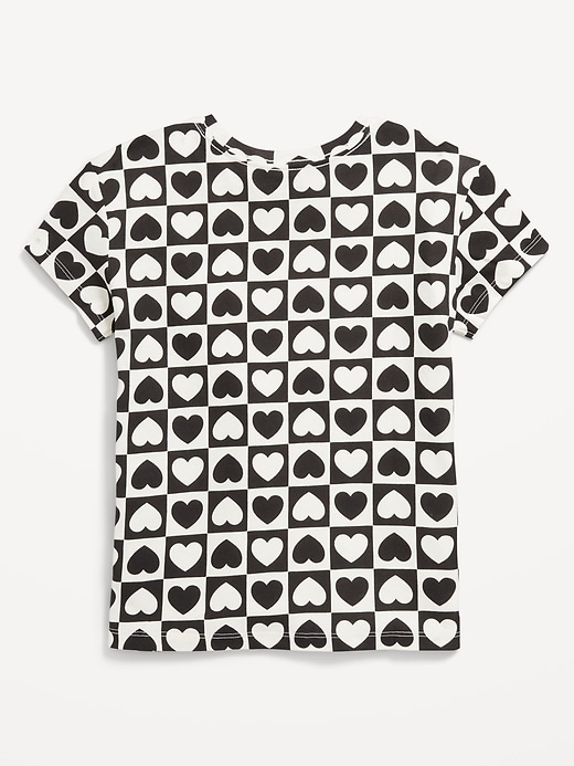 View large product image 2 of 2. Printed Softest Short-Sleeve T-Shirt for Girls