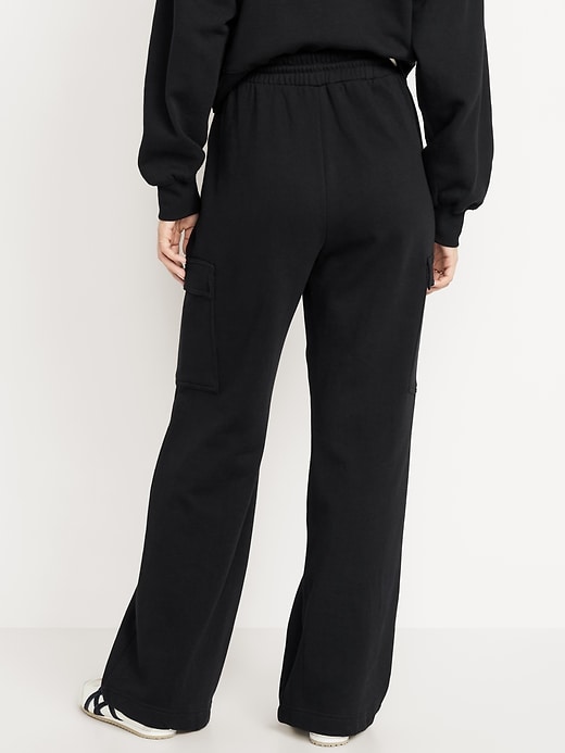 Image number 8 showing, Extra High-Waisted SoComfy Cargo Wide-Leg Sweatpants