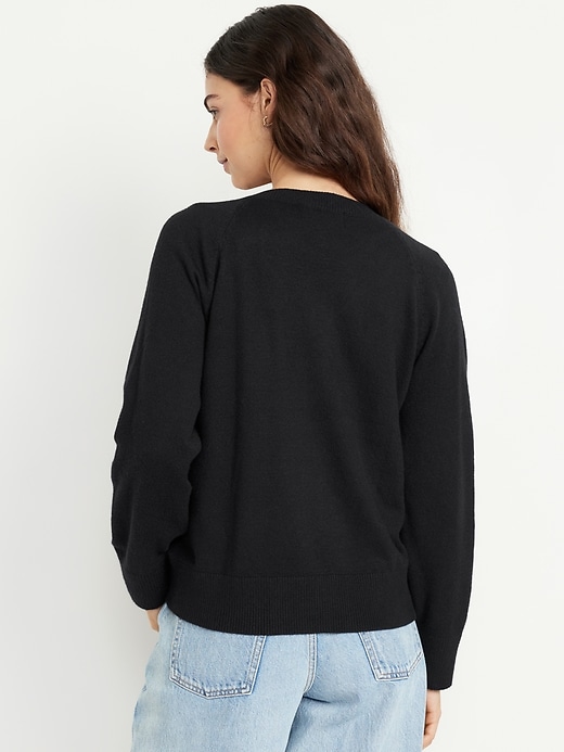 Image number 2 showing, SoSoft Loose V-Neck Sweater