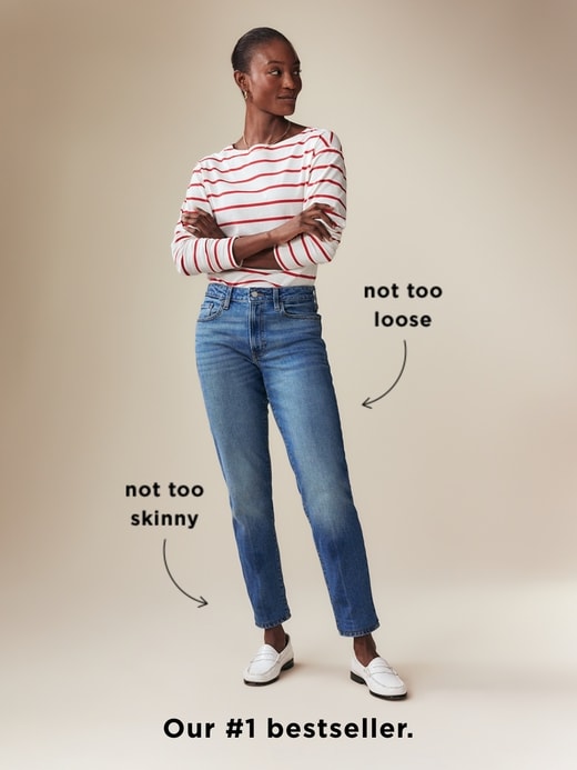 Image number 6 showing, High-Waisted OG Straight Ankle Jeans