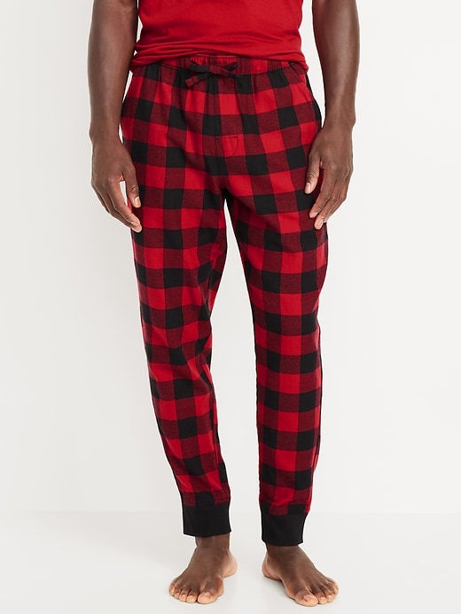 Image number 1 showing, Flannel Pajama Joggers for Men