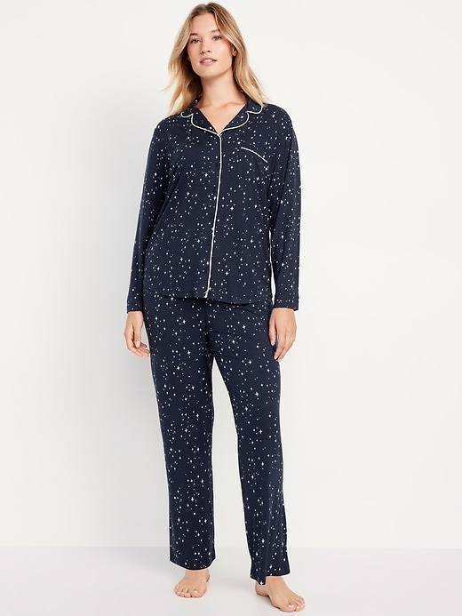 Image number 5 showing, Knit Jersey Pajama Pant Set