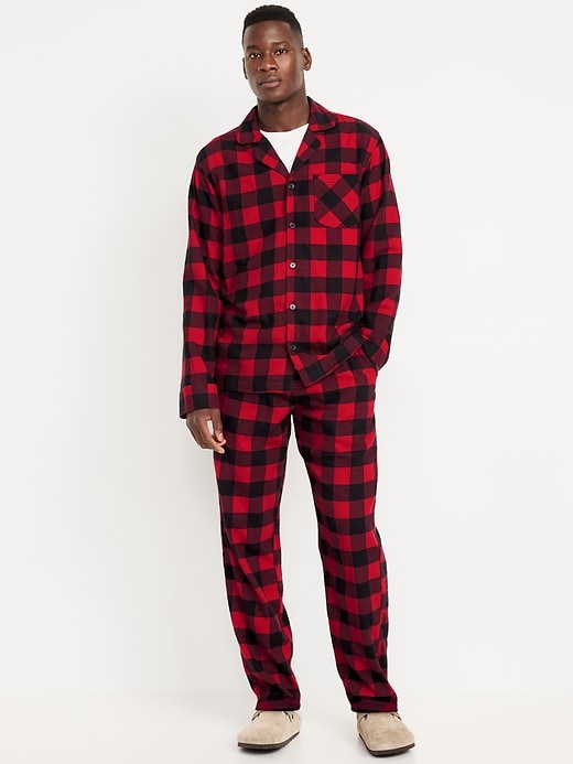 Flannel Pajama Set for Men Old Navy